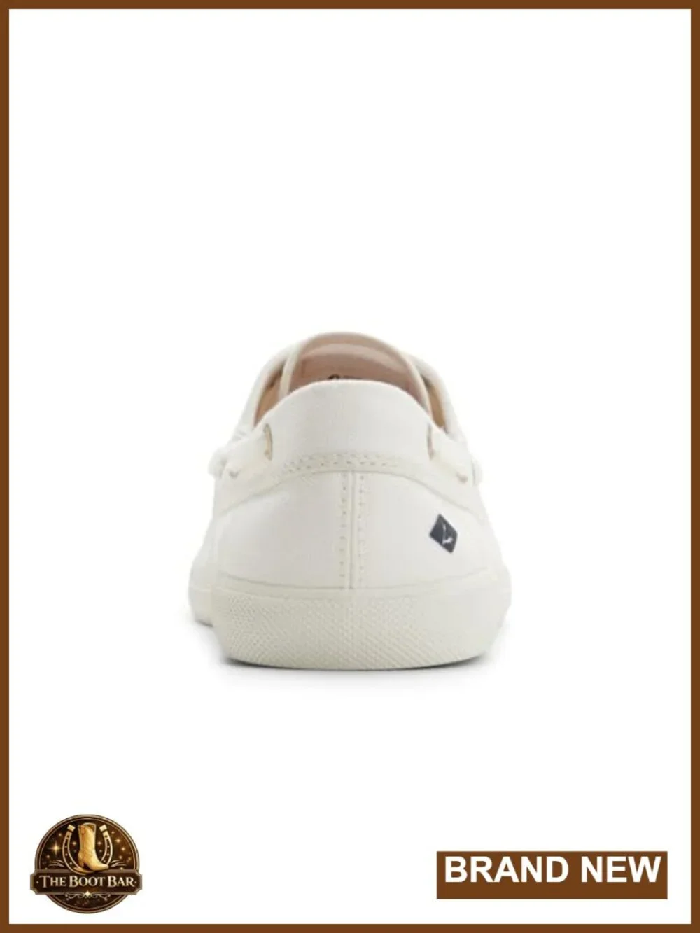 Classic Boat Shoe with Memory Foam Insole, Lace-Up Canvas Sneakers